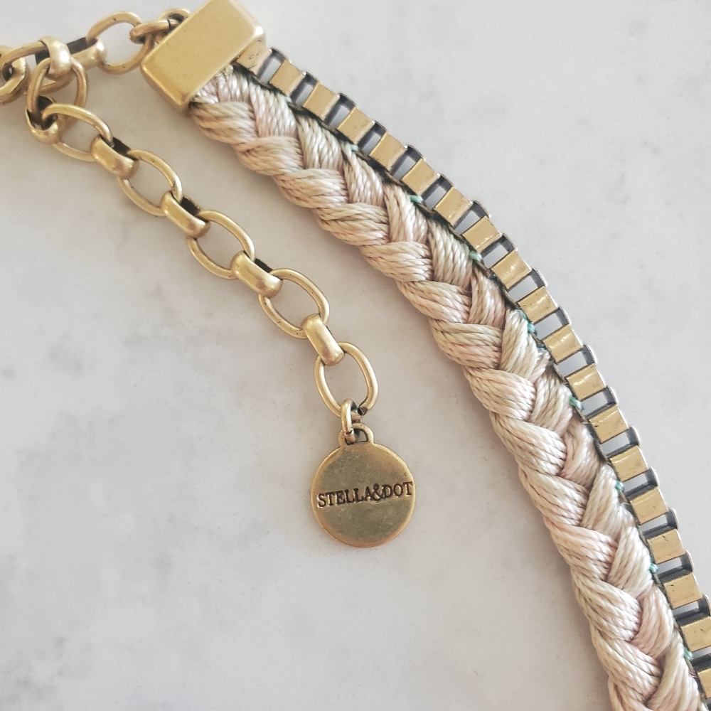 Stella & Dot Eloise beaded tussle necklace - Picture 5 of 6